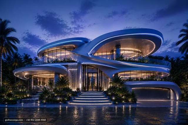 Arsitektur untuk Kabupaten Bone Bolango. — pandangan arsitektur 2
